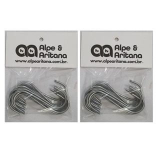 Kit 20 Ganchos Multiuso De Fixação Para Vasos de Parede E Jardim Vertical