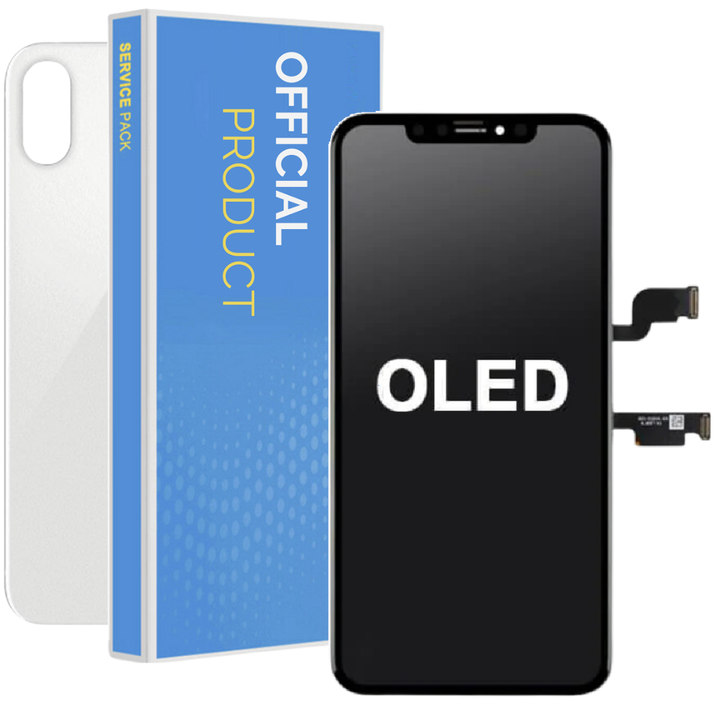 Kit Tela Frontal + Tampa Compatível Com iPhone Xs Max A2101 A1921