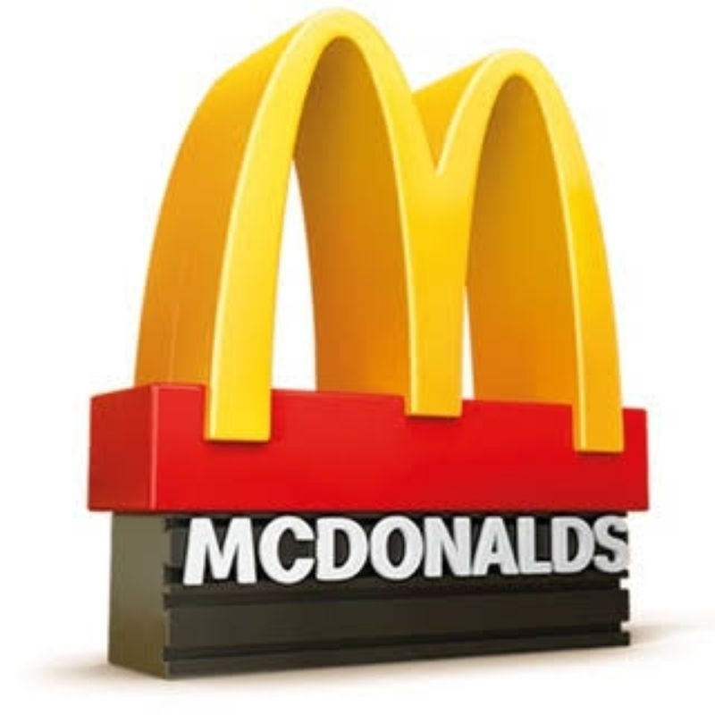 M de méqui Letreiro MC Donald's