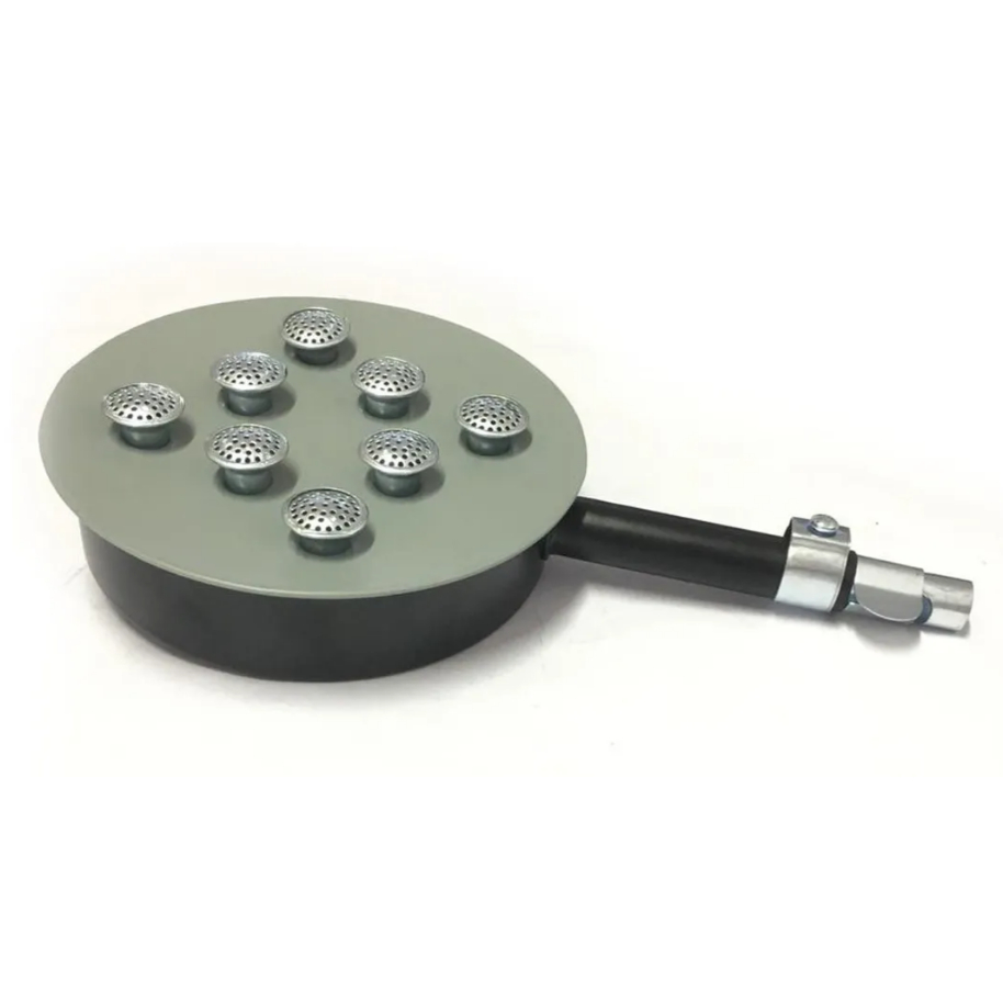 Queimador Fogão Inox 8 Caulins Regulável p/ Alta Pressão Gás