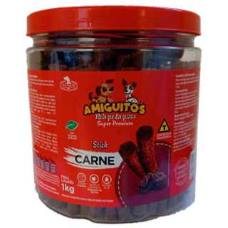 Petisco Stick Amiguitos 1kg Palitos para cães Vários sabores (Selecione o sabor desejado no ato da compra) em Oferta na Shopee