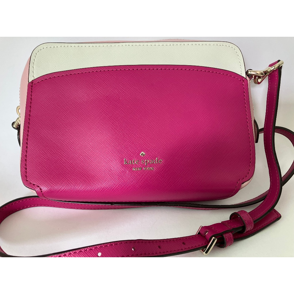 Bolsa Kate Spade Baguette Nylon Pink Original