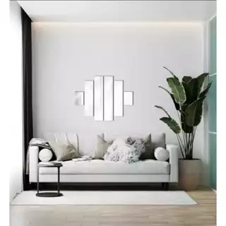 Espelho Vertical em Acrilico Espelhado para Decoração de Paredes