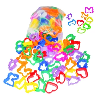50 Cortador de Massinha de Modelar p/ Kit Festa Lembrancinha Infantil Prenda