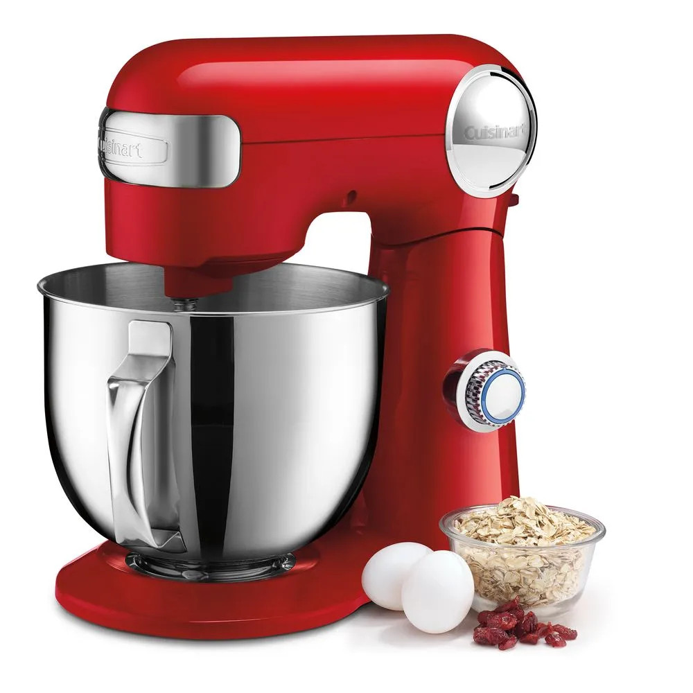 Batedeira Planetaria Precision Cuisinart 5,5L SM-50RCBR Vermelha 12 Velocidades 110V