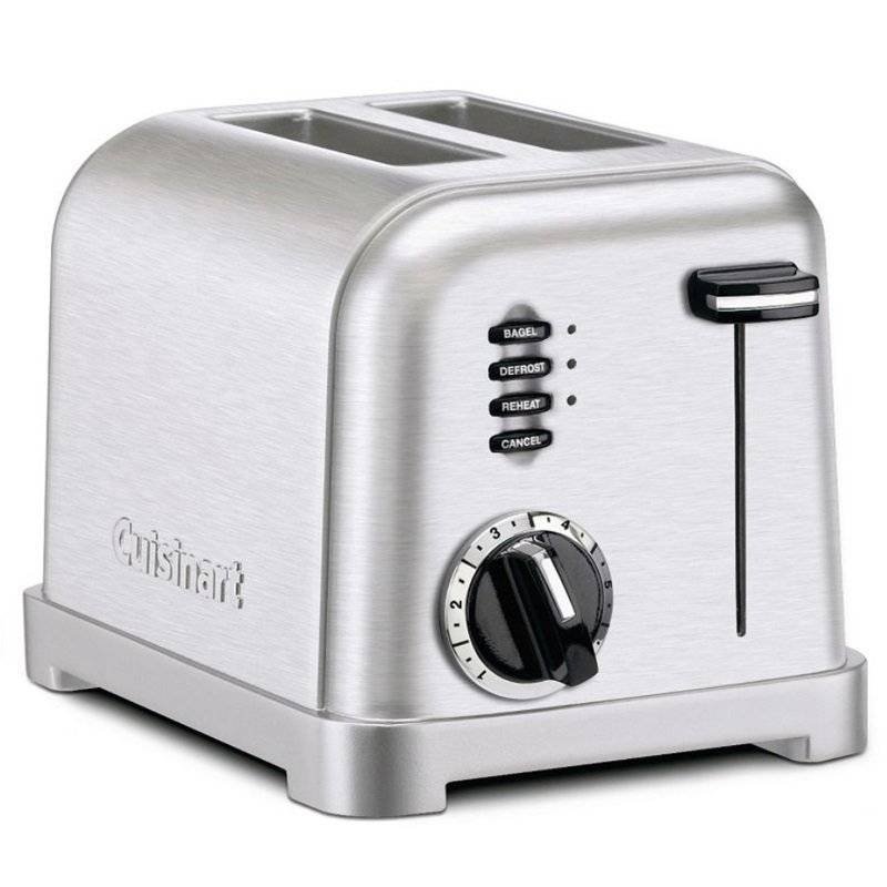 Torradeira Cuisinart Classic Cpt-160br 2 Fatias 1000w Inox 110v