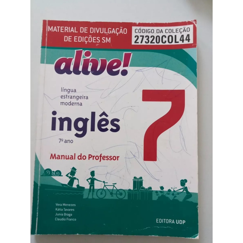 Livro Alive! - Ingles - 7.o Ano Manual Do Professor | Shopee Brasil