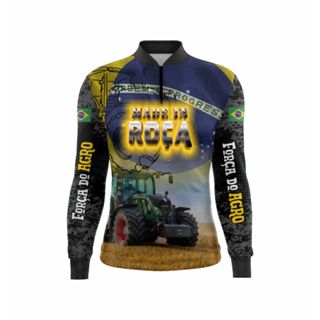 Camisa Camiseta Masculina Agro Ml Proteção Uv50 Made In Roça