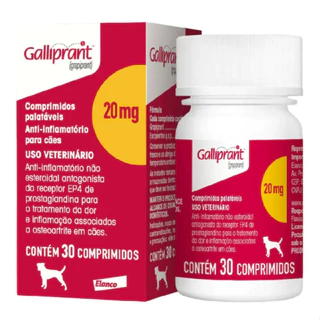 Galliprant 20mg 30 Comprimidos para Cães Elanco em Oferta na Shopee