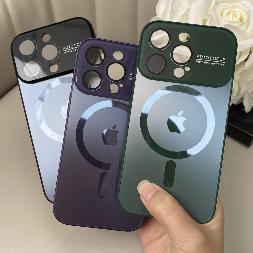 CAPA CASE IPHONE 13/13 PRO/13 PRO MAX MAGSAFE SLIM CASE AUTO FOCUS RESISTENTE PARA IPHONE 13 PRO MAX