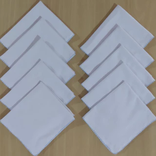 Kit 10 Fraldas de Boca Babete Malha Dupla Branca com Bico de Picueta para Bebê em Oferta na Shopee