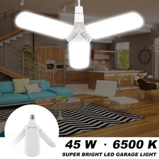 Lâmpada Led 45w Pétalas Dobrável Ajustável Forte 3 Folhas Cor da luz Branco-Frio