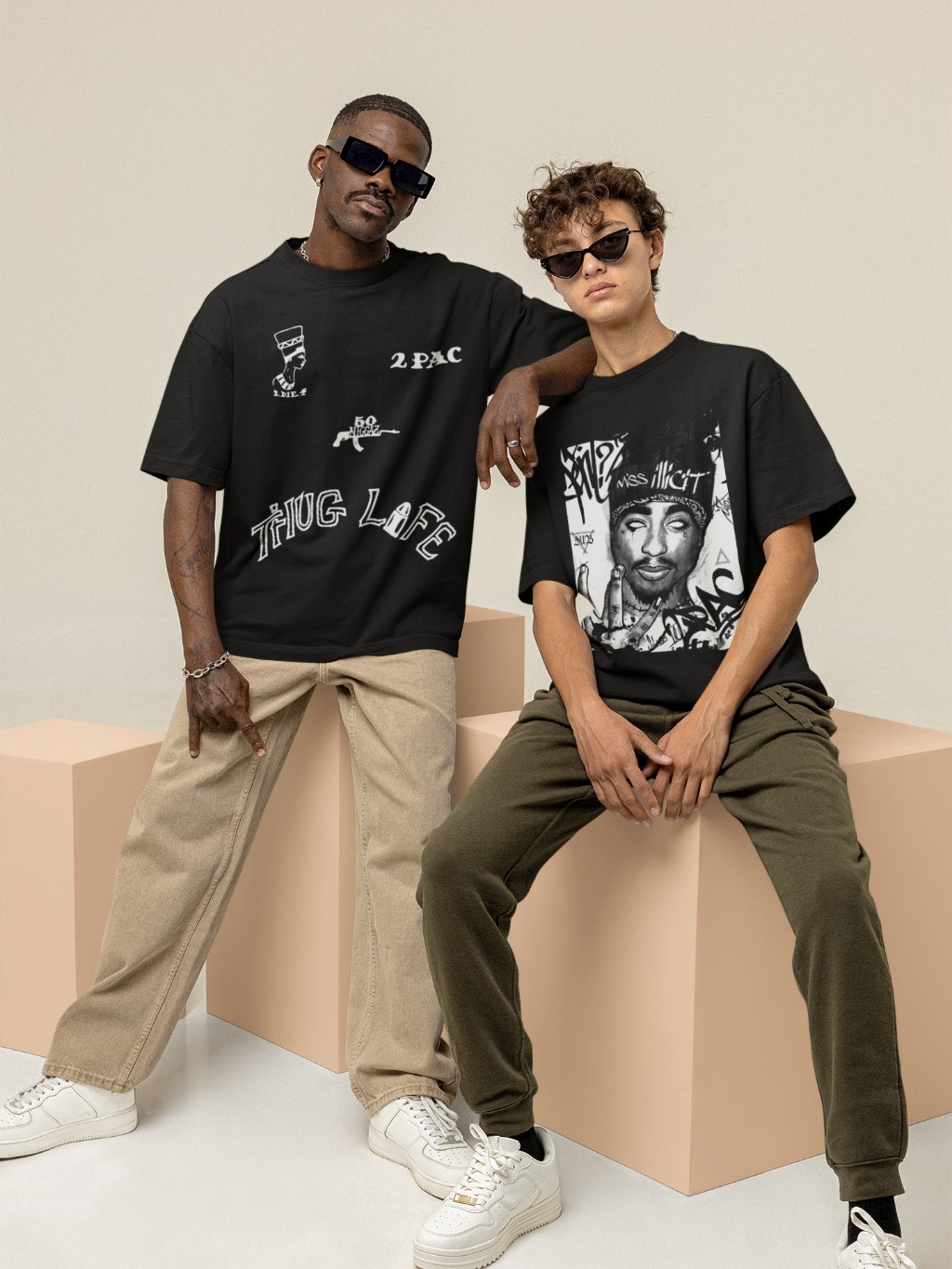 CAMISA GANGSTA RAP 2PAC SHAKUR THUG LIFE TUPAC HIP HOP | Shopee Brasil