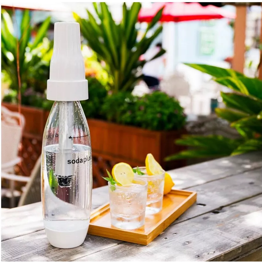 Máquina para Gaseificar Água Sodastream Bebida Refrigerante Portatil 1 Litro