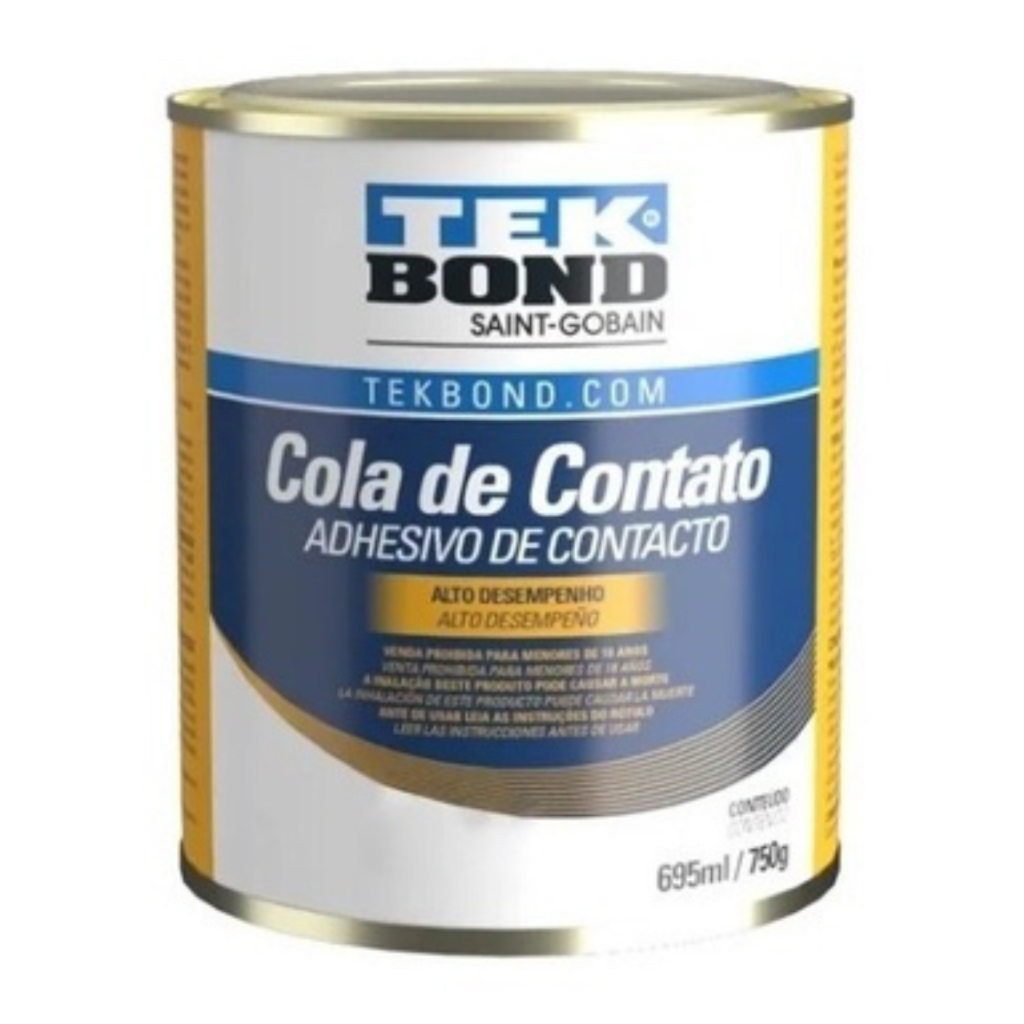 Cola De Contato Sapateiro Artesanato Marceneiro 750g Tekbond