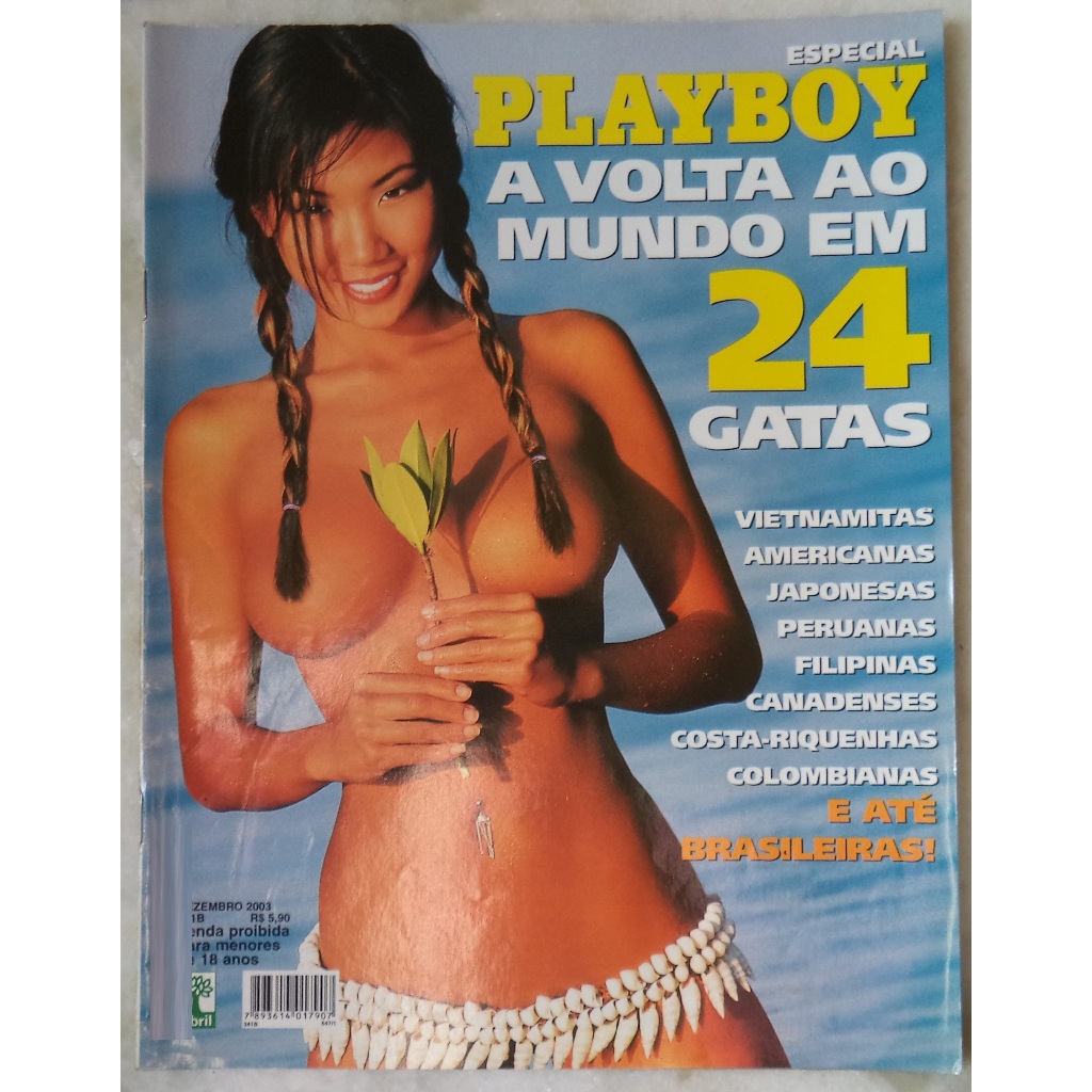 Revista Playboy Especial volta ao mundo em 24 gatas