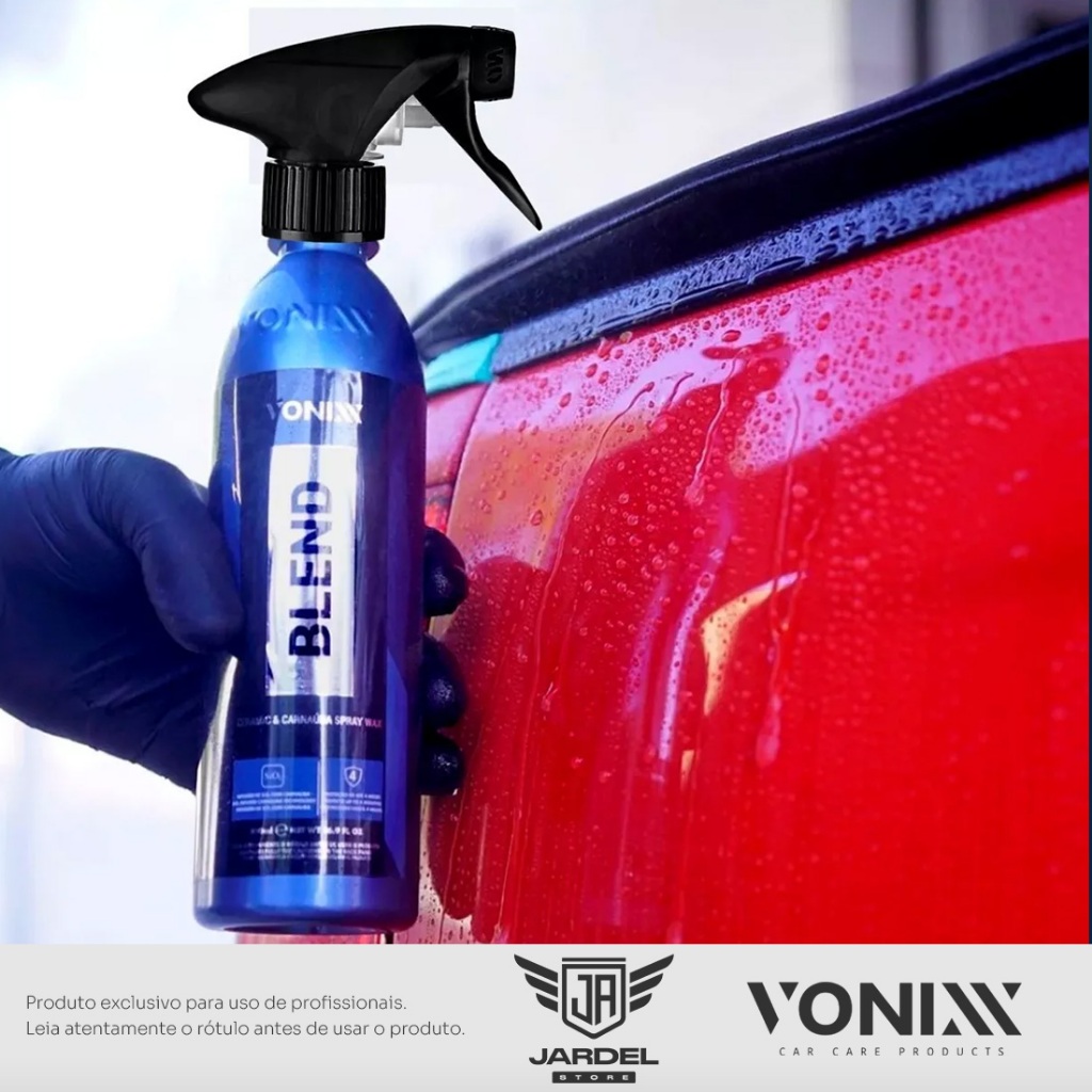 Cera Automotiva Vitrificadora Blend Carnaúba Premium 500ML Vonixx Original