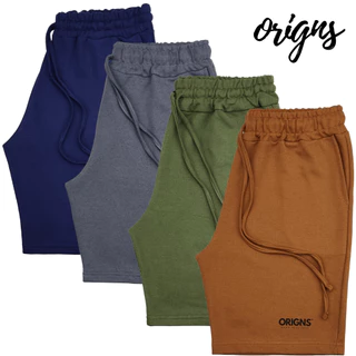 4 Shorts Academia Masculino Bermuda Moletom Bolso Cordão