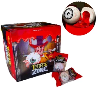 Chiclete de Olho Terror Zone C/Recheio 40 Un Halloween Sukest