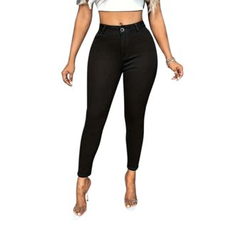 Calça Jeans Preta Modeladora Always Black JEB74 - Jeans Empina Bumbum