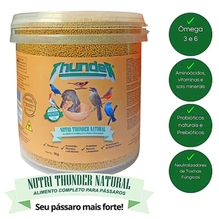 ração alimento completo para pássaros premium 3kg