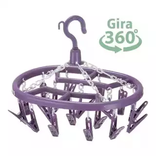 Varal De Calcinhas Oval Com 18 Prendedores Roupas Intimas Envio Rápido