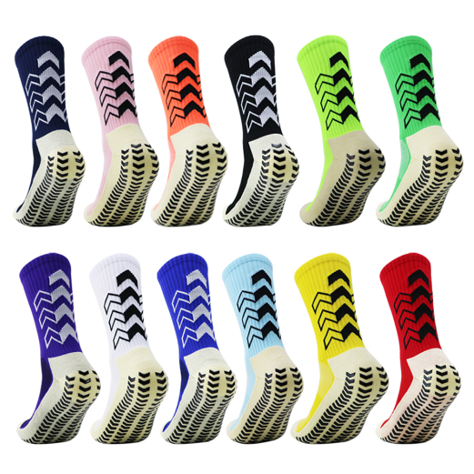 Meias Esportivas Futebol Algodão Antiderrapantes De Alta Qualidade