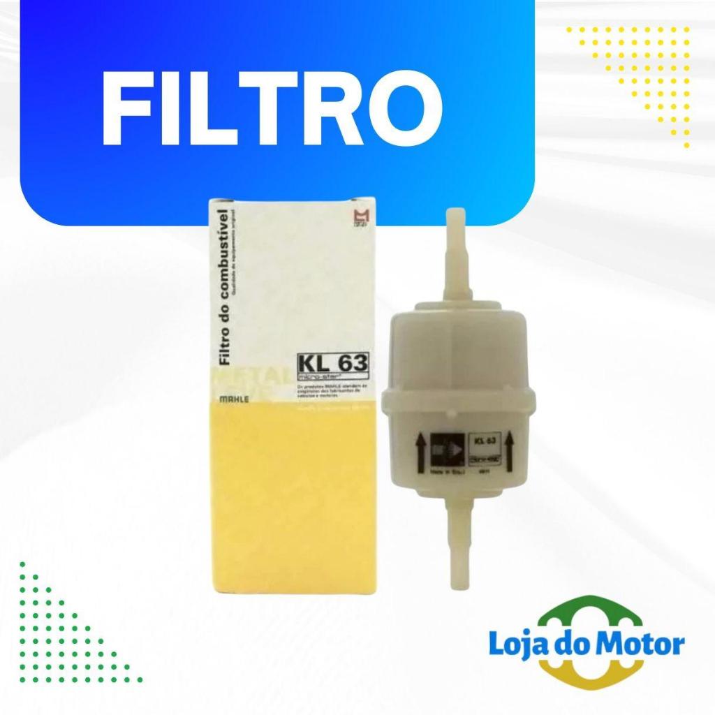 Filtro Combustivel - Voyage 1984 1985 1986 Mahle kl63 VARIANT 1.6 REFRIGERADO A AR GASOLINA DE 1969 A 1981
