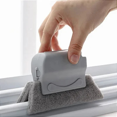 Escova de Limpeza Microfibra Multiuso para Cantos Janelas Box Veneziana