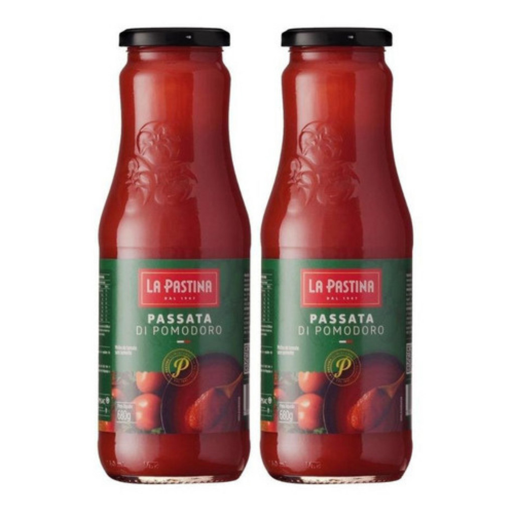 Passata De Tomate Italiano Di Pomodoro La Pastina 680g 2 Unidades Shopee Brasil