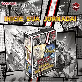 Yugioh Deck Inicial Kit Para 2 Jogadores Starter Set Cartas Português Konami
