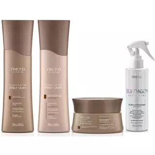 Kit Complete Repair Amend Com  3 - Produtos + Fluido Blindagem Essencial 180g em Oferta na Shopee