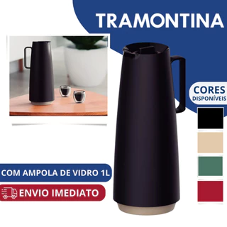 Bule Térmico Tramontina Exata com Ampola de Vidro 1 Litro