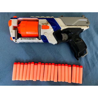 Arma de Brinquedo Lançador Blaster NERF N Strike Elite Strongarm