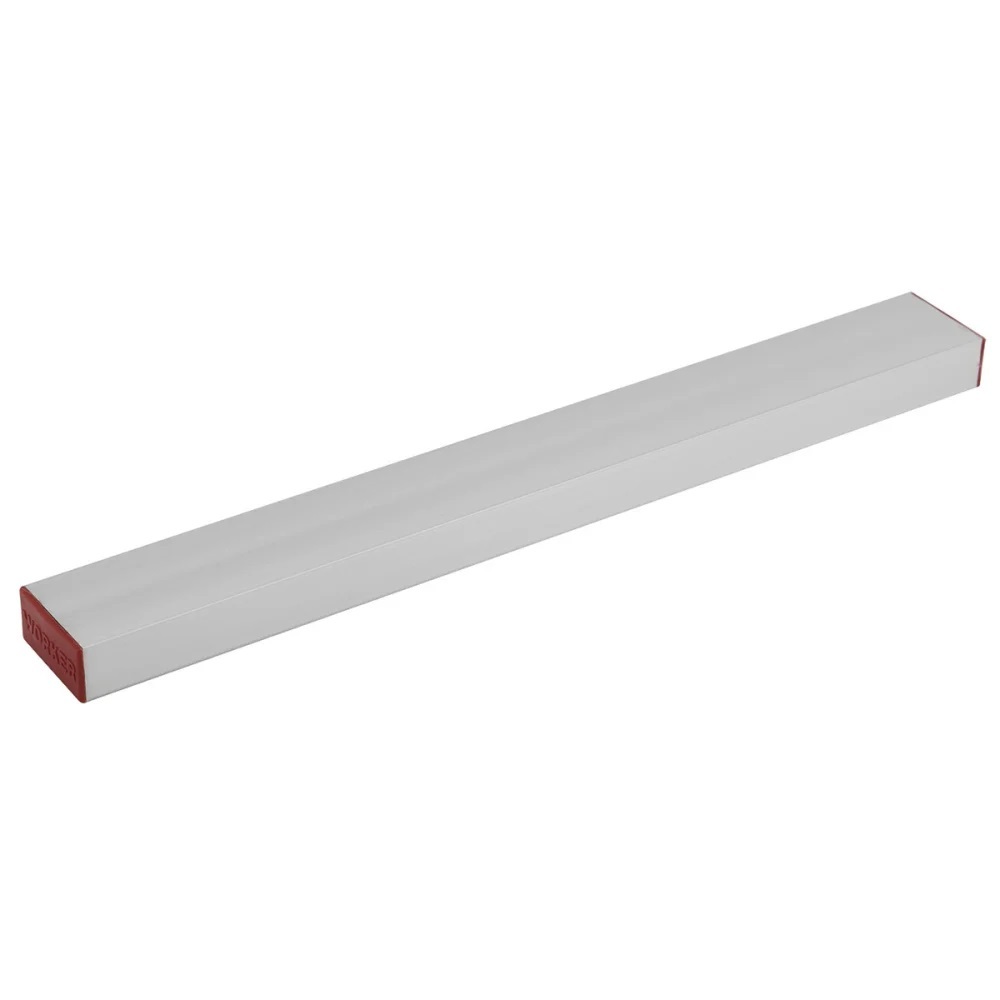 Régua Bi tubular 2x1 Pedreiro Alumínio Reforçado Para Com 1 Metro Nivelamento Casa