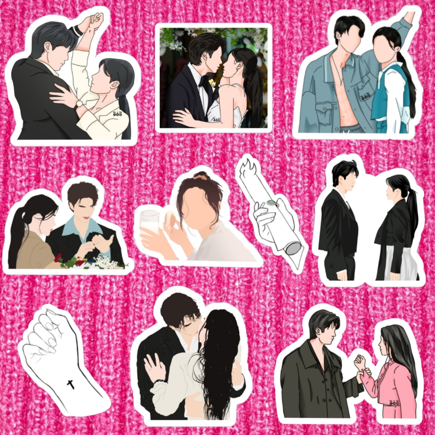 kit stickers adesivos dorama my demon meu demonio favorito k-drama song ...