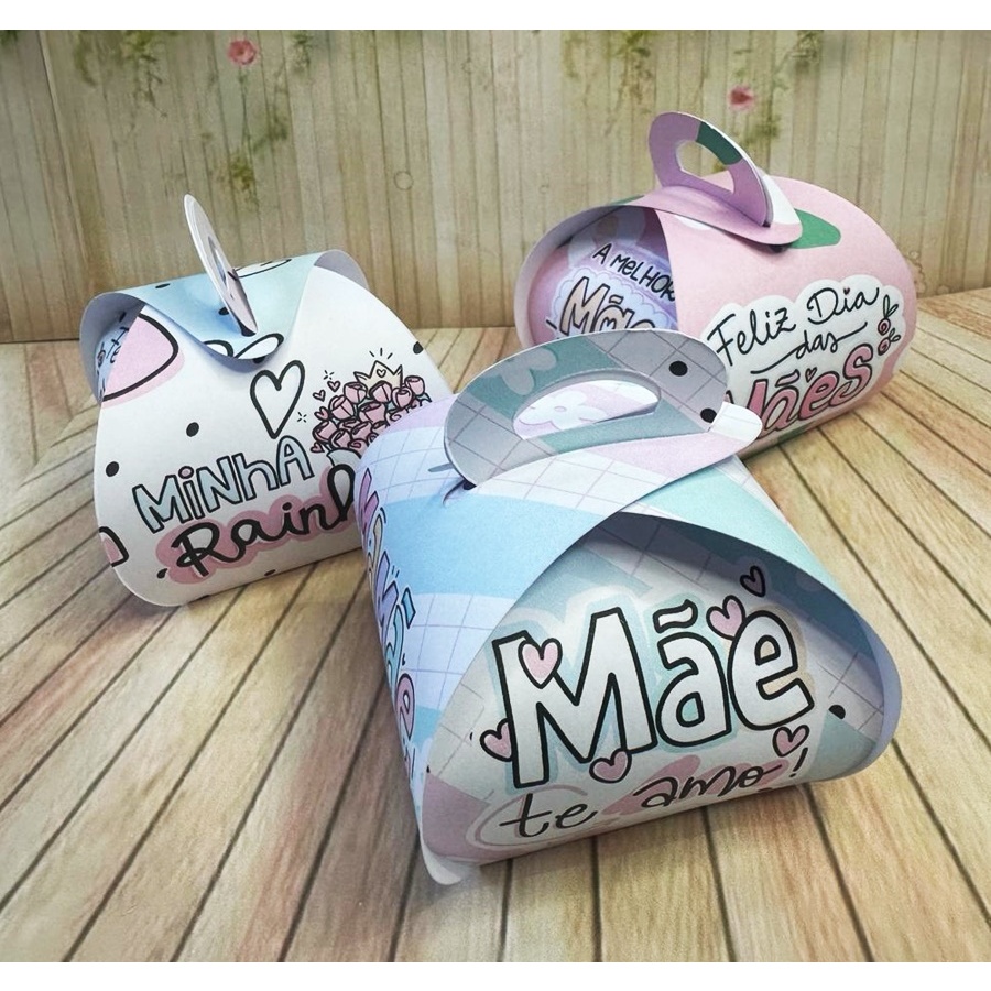 Caixa para bombom bem casado Lembrança Dia das Mães em Oferta na Shopee