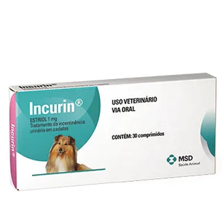 Incurin 1mg MSD - 30 Comprimidos [Incontinência Urinária]
