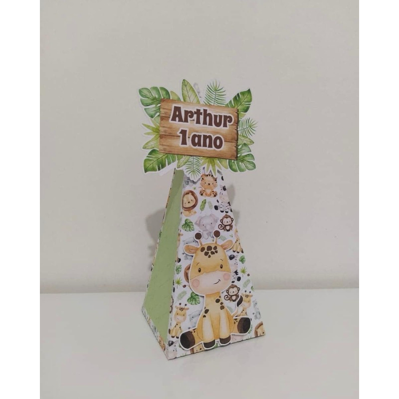 Caixa Piramide Safari 1 Unidade Shopee Brasil