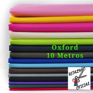 10 Metros Tecido Oxford Liso - Gramatura 225g - Várias Cores