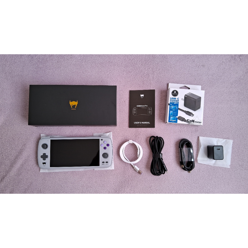 Ayn Odin Pro, 8gb Ram, 128gb Armazenamento, Completo, Carregador Skull & Co