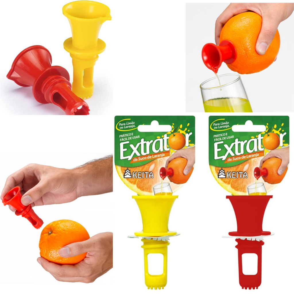Kit 10 Extrator De Suco Keita Manual Laranja Fruta Cozinha R