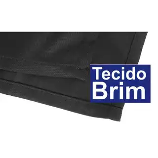 Kit 4 Aventais Brim Algodão Com Bolso Liso Regulável Uniforme Chef Cozinha Restaurante Cozinha Evento Churrasco