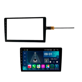 TELA TOUCH SCREEN P/ MULTIMIDIA STQ SFit CHINESA 10 POLEGADAS TELA DE REPOSIÇÃO MP5 251 X 146 MM
