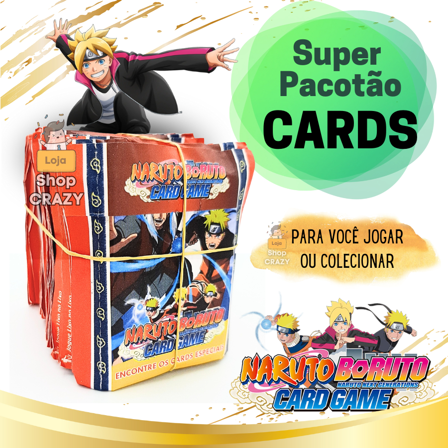 100 Super Cards Naruto e Boruto Lançamento 2026 | Colecionar ou