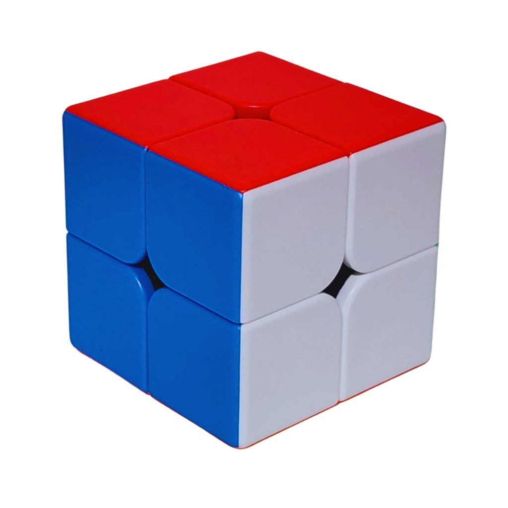 Logica Juegos - Cubo mágico 2x2 Qidi S2 sin Adhesivos - Speedcubing - Cubo para Principiantes - Rompecabezas lógico - Cubo Profesional