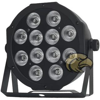 Canhao De Led Parled Colorido 12 Leds 12w Rgbw Dmx Com Strobo Sensor De Som e Automatico
