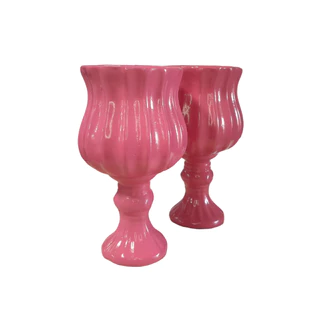 Par De Vaso Castiçal Decoração De Festa Kit Com 2 Unidades Decoração De Casa Rustica
