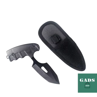 Faca Tática Militar Dagger Push Black Kn Full Tang