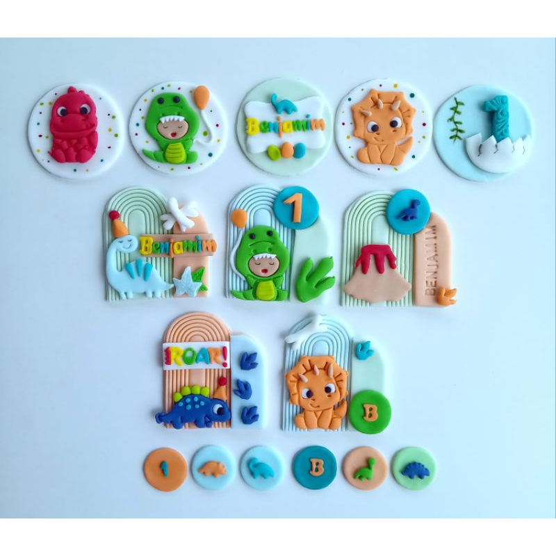 APLIQUES PERSONALIZADOS - DINO BABY